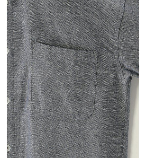 ikka kids「【親子おそろい】シャンブレー5分袖シャツ（120~160cm）」|シャツ・ブラウス|