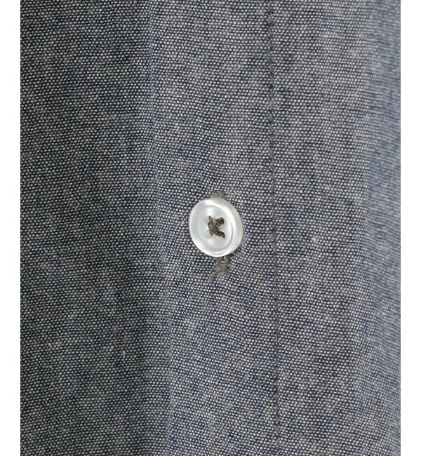 ikka kids「【親子おそろい】シャンブレー5分袖シャツ（120~160cm）」|シャツ・ブラウス|