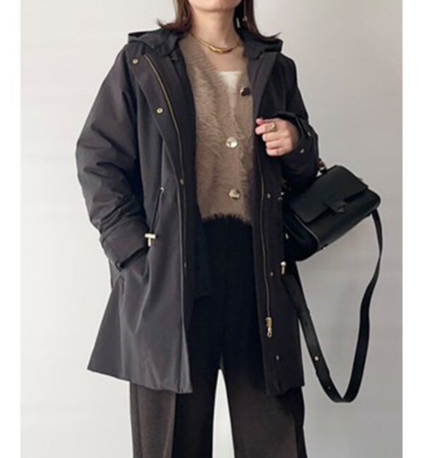 ikka「sorona(R)撥水5WAYコート」|その他|ブラック