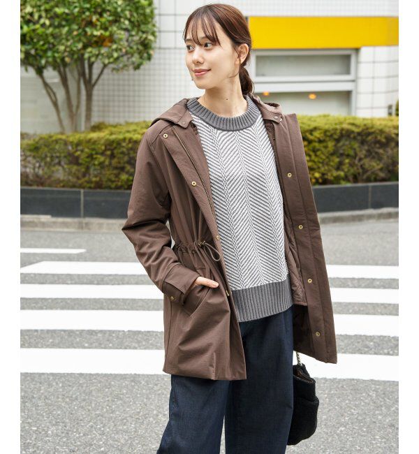 ikka「sorona(R)撥水5WAYコート」|その他|ブラウン