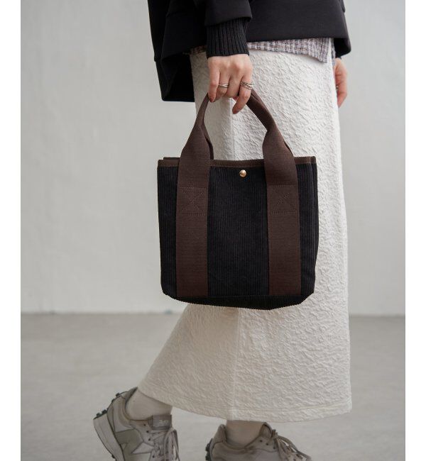 Lbc with Life「ファスナー仕切りトートバッグ」|その他|ブラック