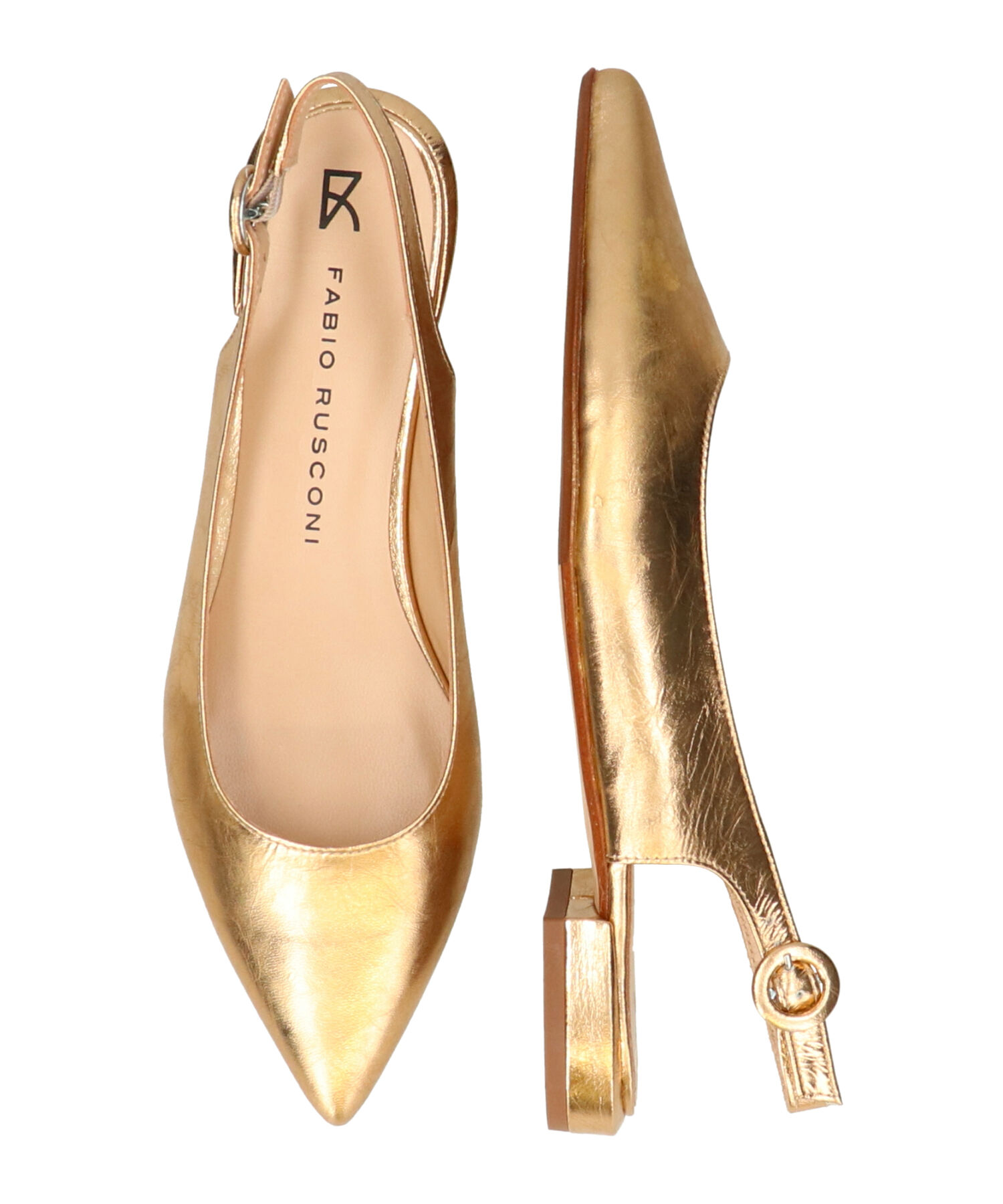 FABIO RUSCONI 「【FABIO RUSCONI】ポインテッドトウベーシックバックバンド(F51318)」|パンプス|