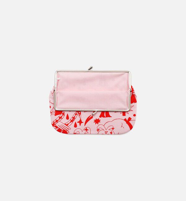 Marimekko「【一部店舗・オンラインストア限定】Aureate Glow Puolikas Kukkaro がま口ポーチ」|ポーチ|