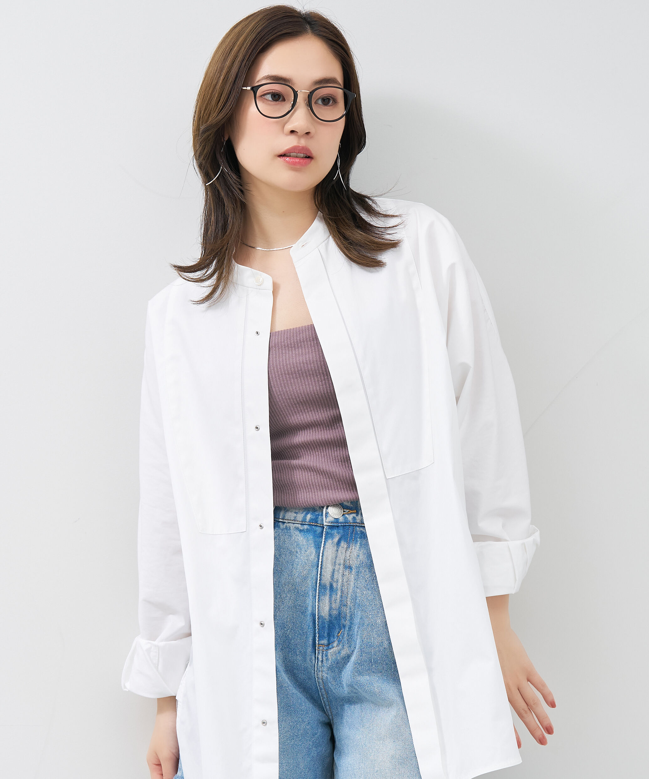  「ボストン型 大人可愛いメガネ トレンド感&times;きちんと感のあるデザイン｜黒縁 クリア レンズ交換券付き」|メガネ|