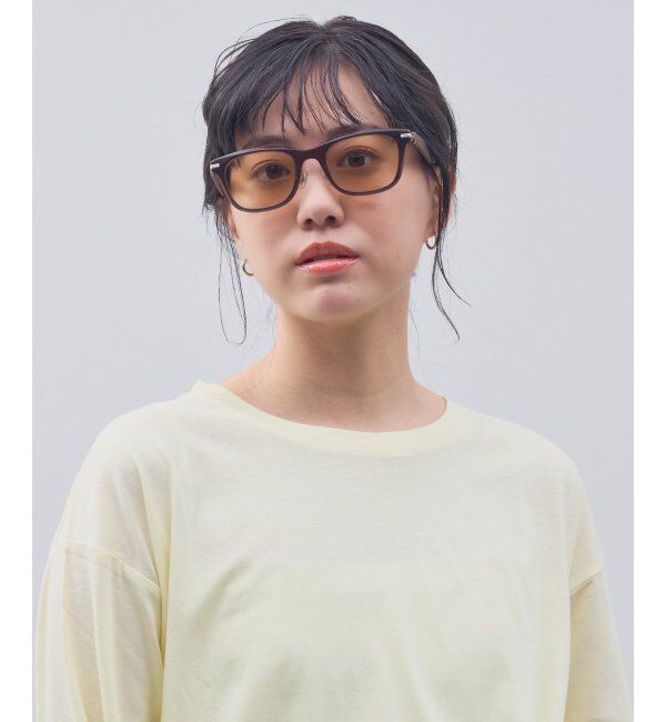  「SUNCUTGlasses/UV100%CUT サングラス レザー調 ラバーテンプル 紫外線対策 UV対策 UVカット ズレ落ち防止」|サングラス|