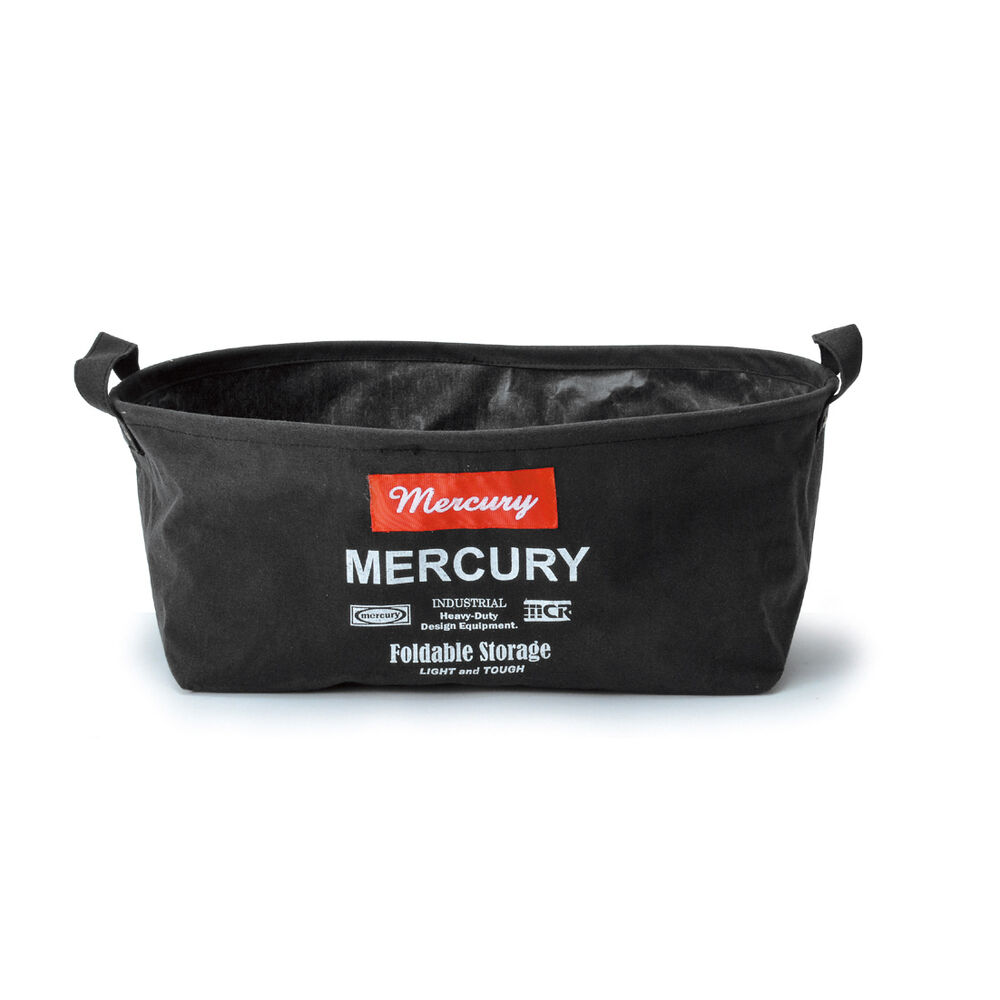 MERCURY「マーキュリー キャンバスバケツ 通販 収納ボックス 布 キャンバス 折りたたみ おしゃれ 雑貨」|その他|ブラック1