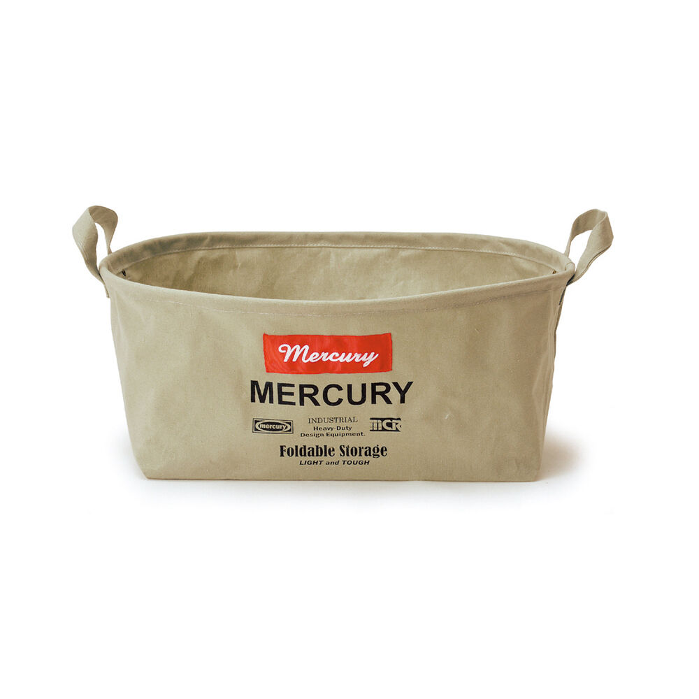 MERCURY「マーキュリー キャンバスバケツ 通販 収納ボックス 布 キャンバス 折りたたみ おしゃれ 雑貨」|その他|ベージュ1