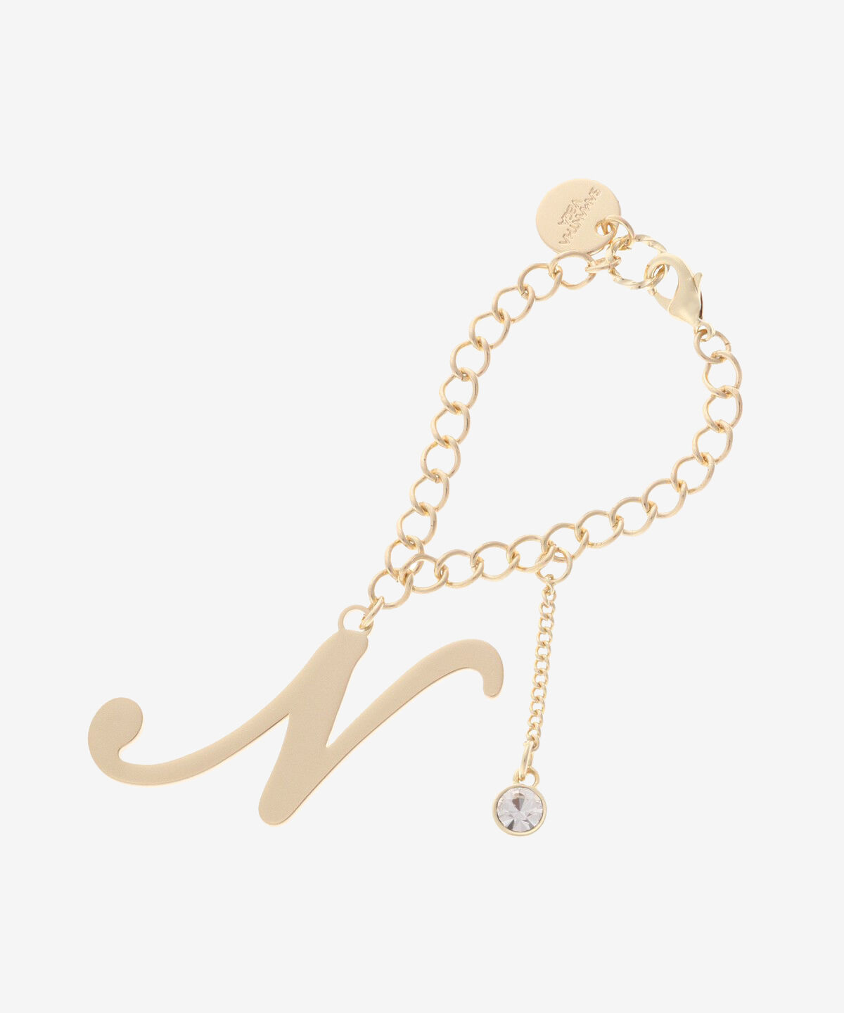 Samantha Vega「シンプルイニシャルチャーム (N)」|チャーム・キーホルダー|ゴールド