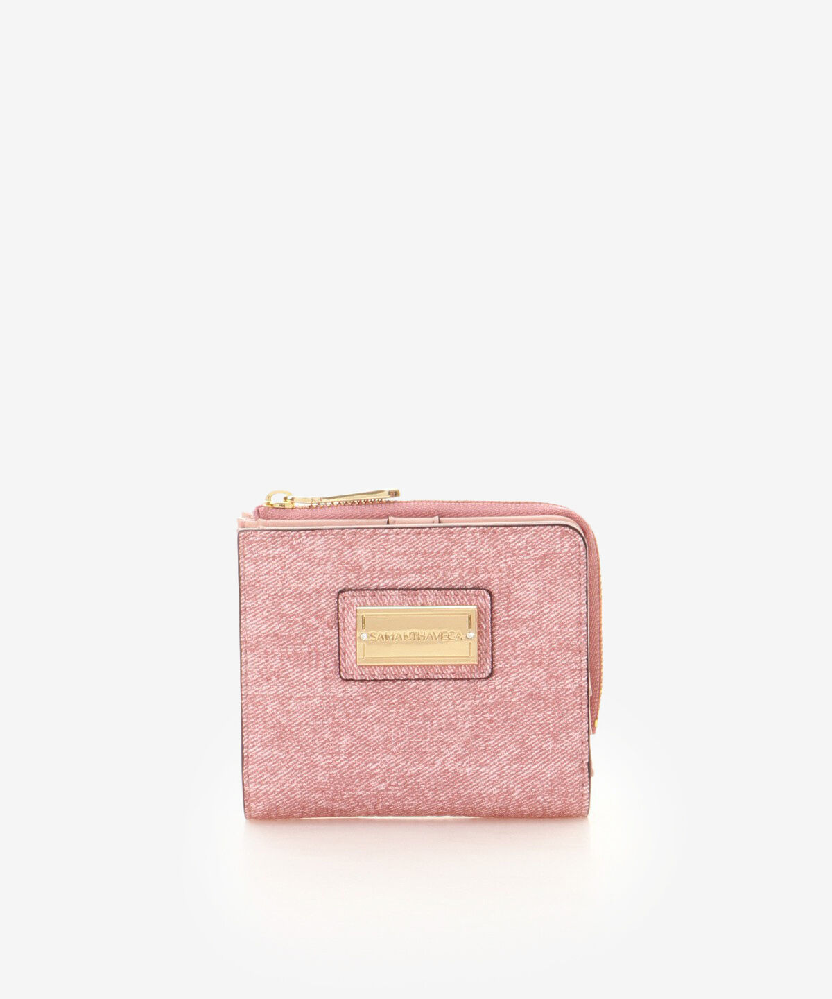 Samantha Vega「デニム調ミニマム折財布」|財布|ｺｰﾗﾙﾋﾟﾝｸ