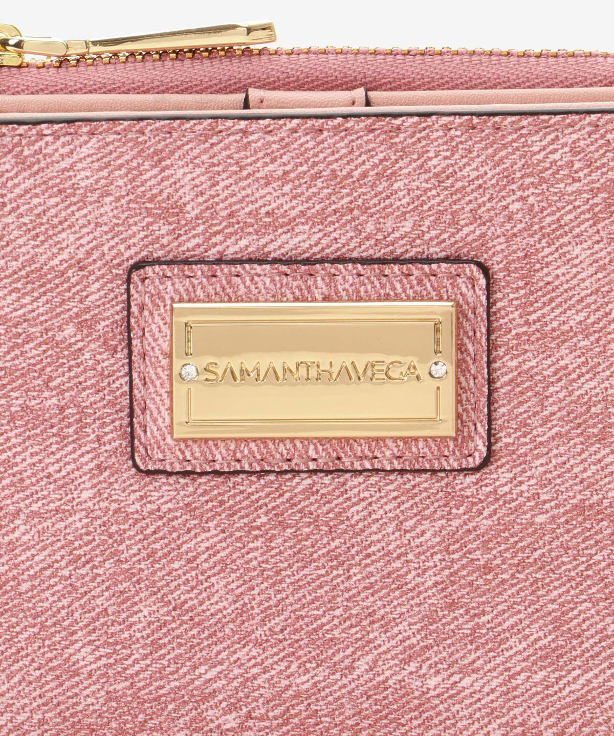 Samantha Vega「デニム調ミニマム折財布」|財布|