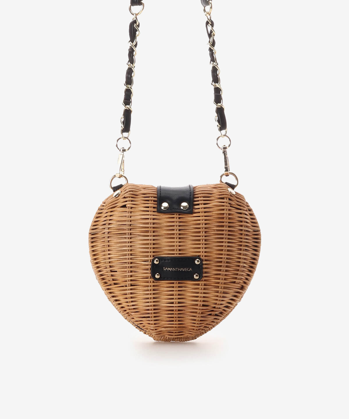 Samantha Vega「ジュエリーハート型ショルダーかごバッグ」|ショルダー・メッセンジャー|