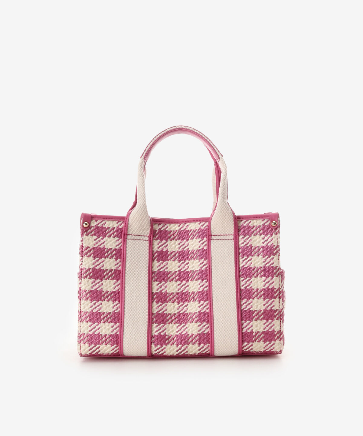 Samantha Vega「ロゴテープギンガムチェックトート（小）」|ハンドバッグ|