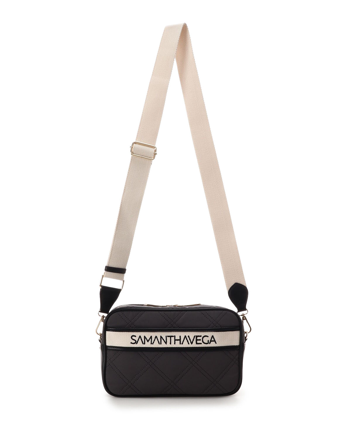 Samantha Vega「ロゴテープキルティングショルダーバッグ」|ショルダー・メッセンジャー|
