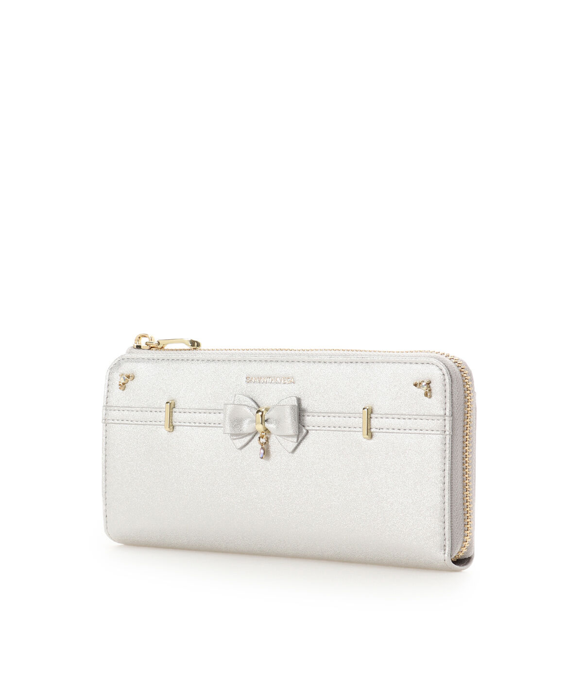 Samantha Vega「アクセントリボンラメ長財布」|財布|