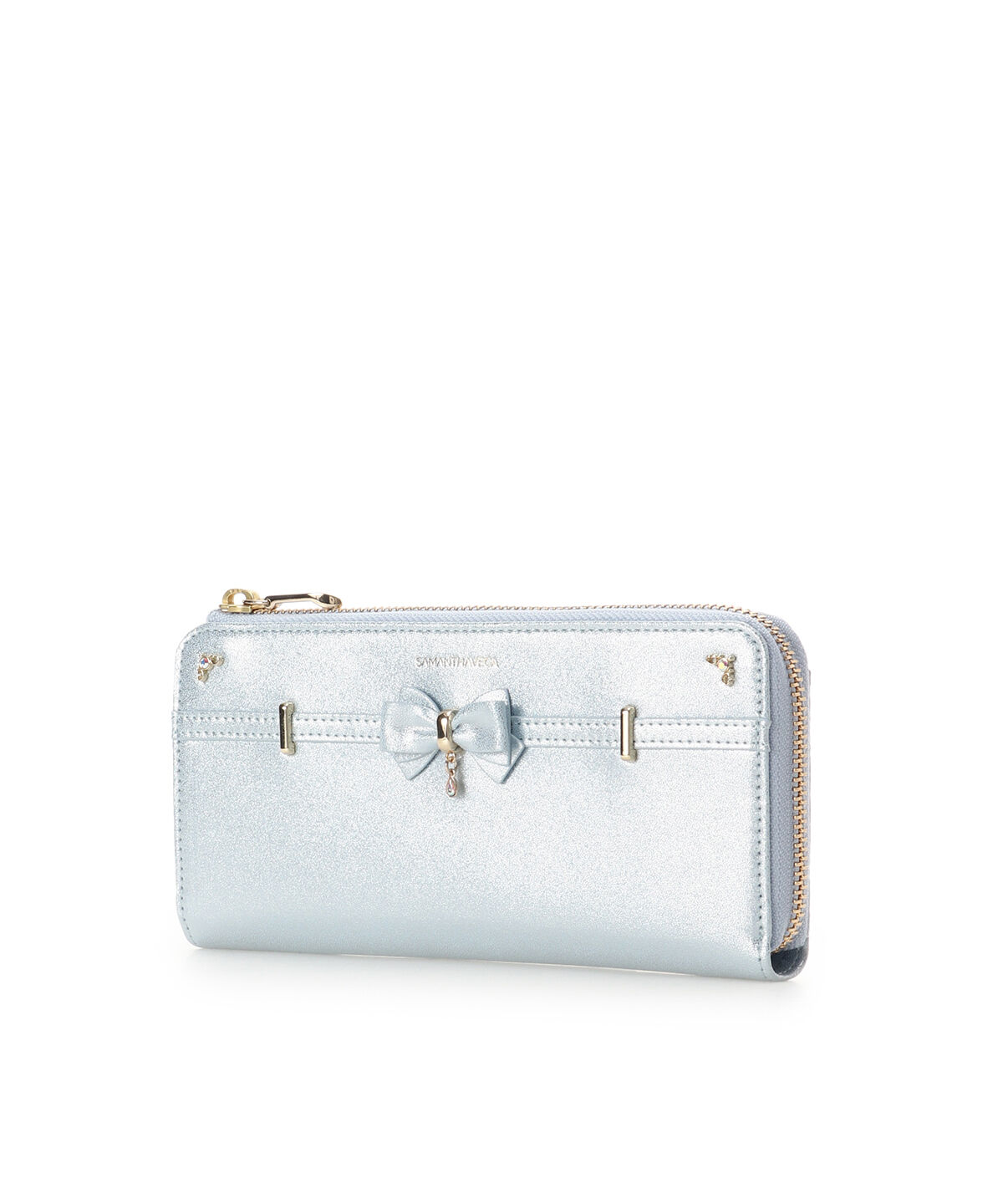 Samantha Vega「アクセントリボンラメ長財布」|財布|