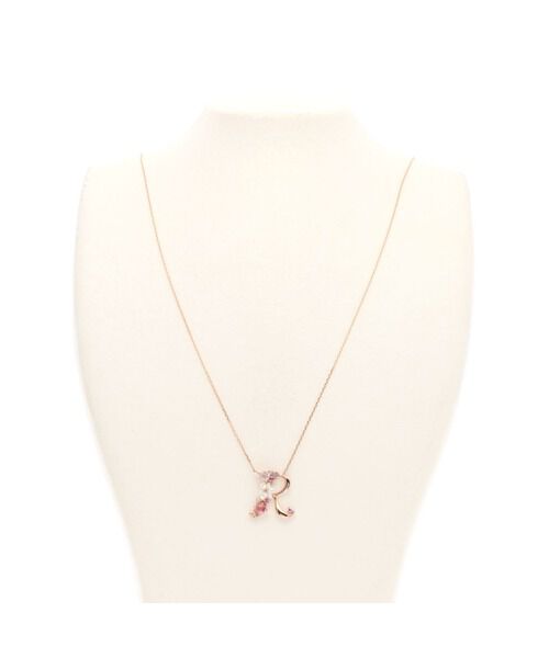 Samantha Tiara「フラワーレターズイニシャルネックレス大≪R≫」|ネックレス|