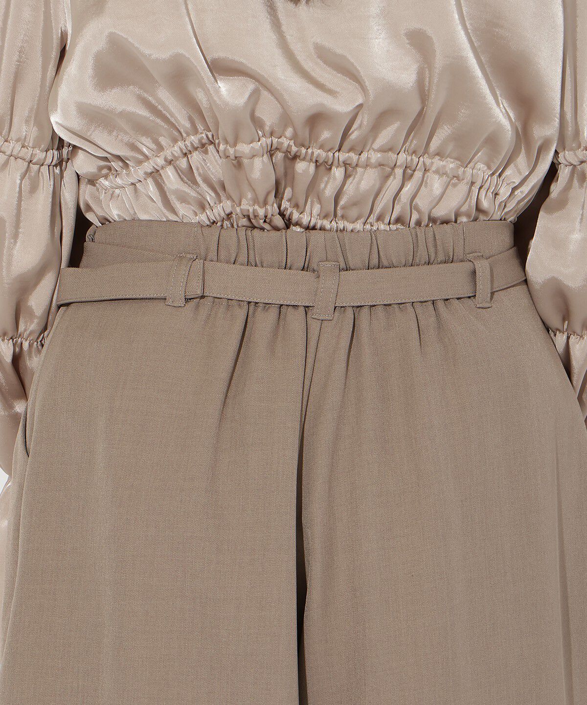 アンドクチュール「タックワイドパンツ」|その他|