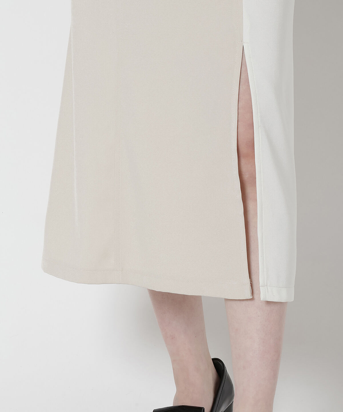 REDYAZEL「バイカラージップジャンスカ」|ジャンパースカート|