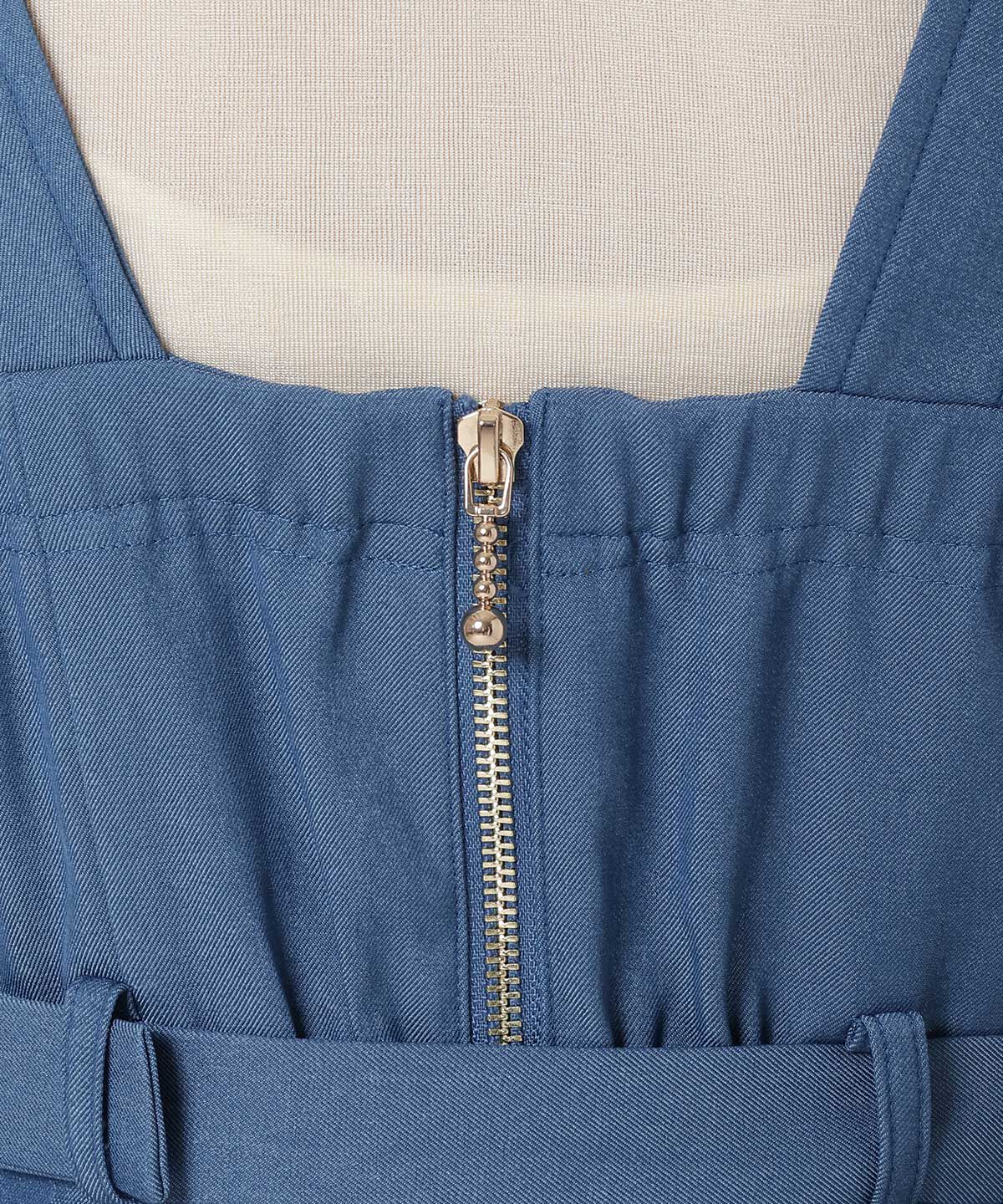 REDYAZEL「バイカラージップジャンスカ」|ジャンパースカート|