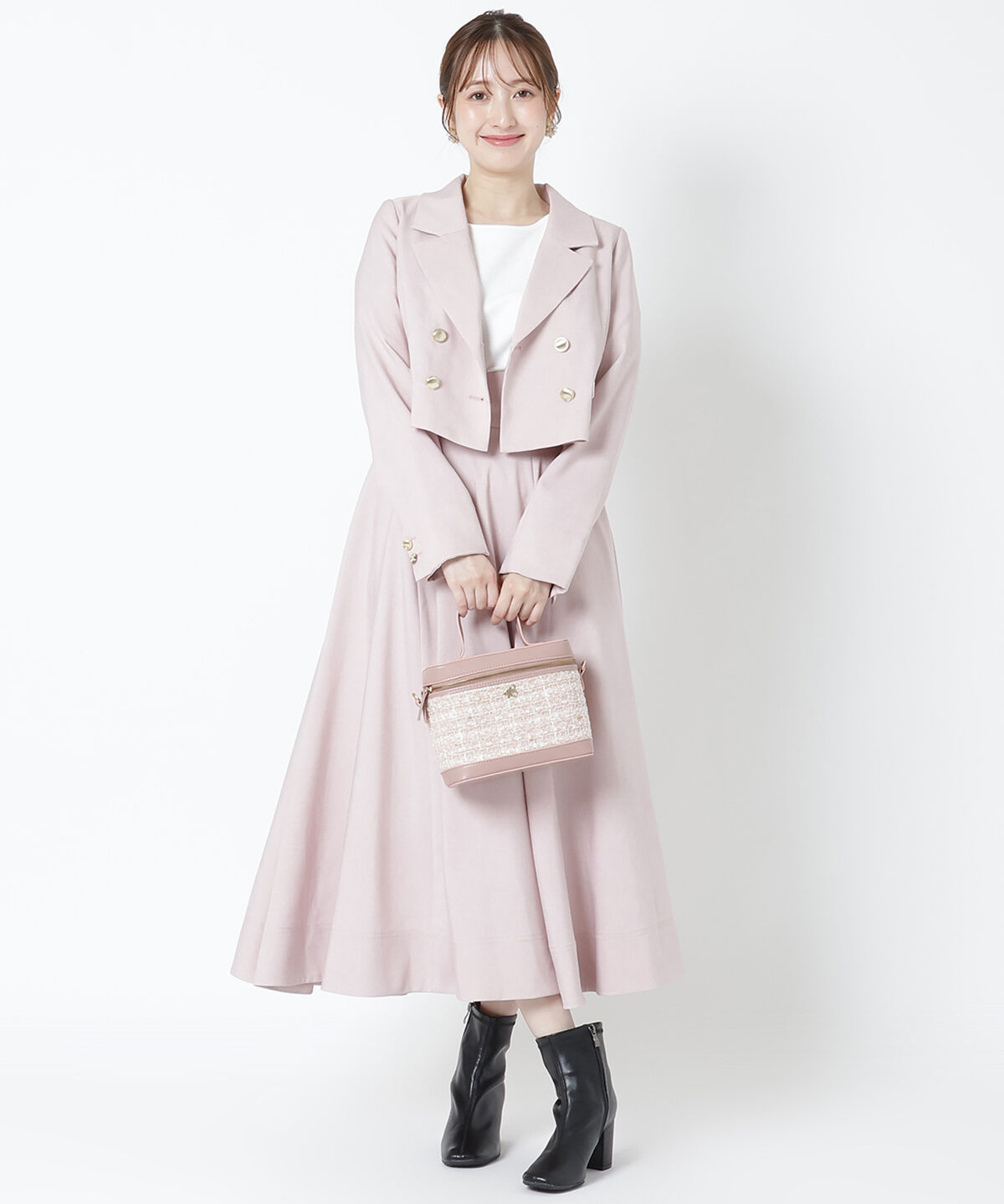 WILLSELECTION「バックレースアップフレアスカート」|フレア|