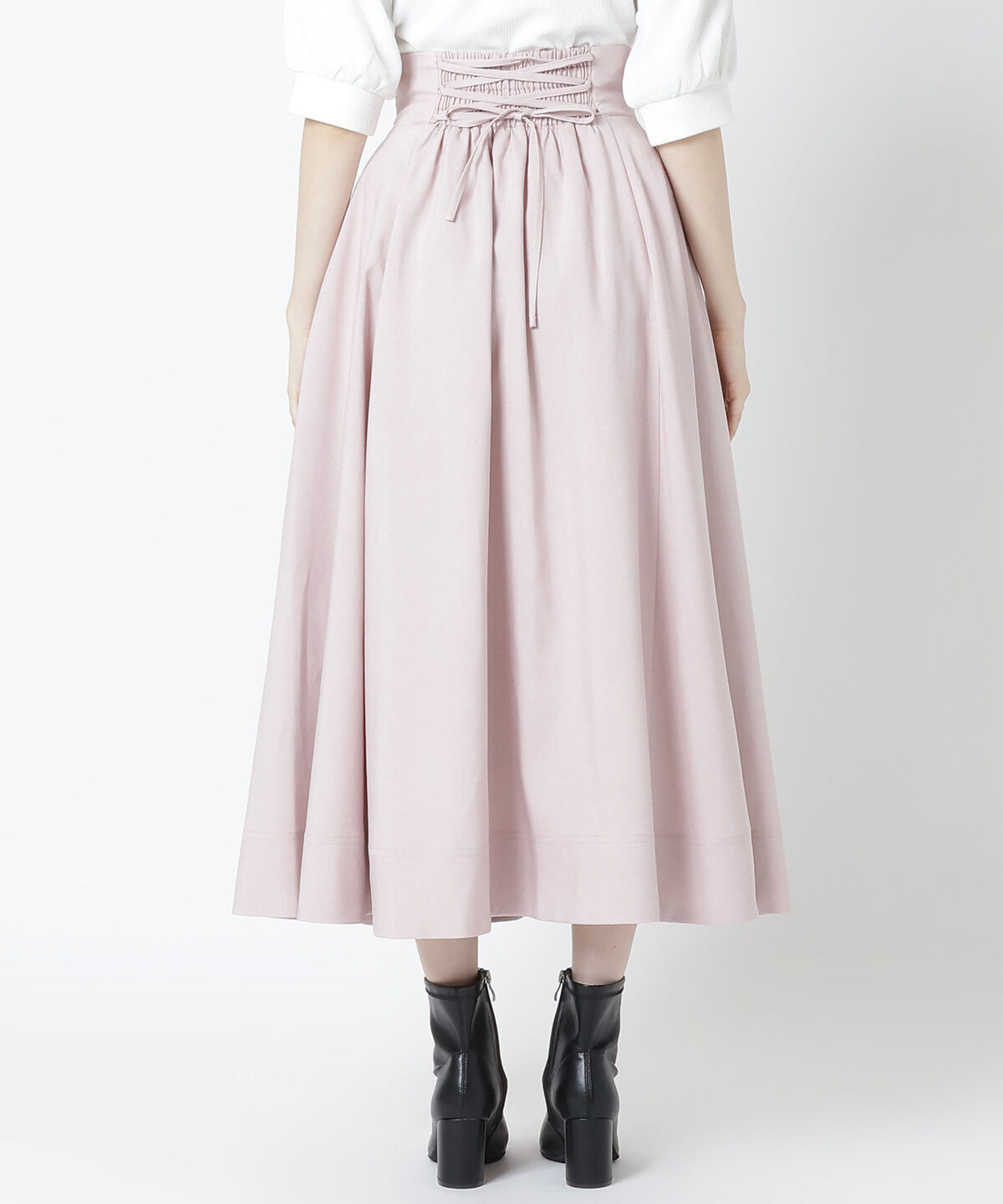 WILLSELECTION「バックレースアップフレアスカート」|フレア|