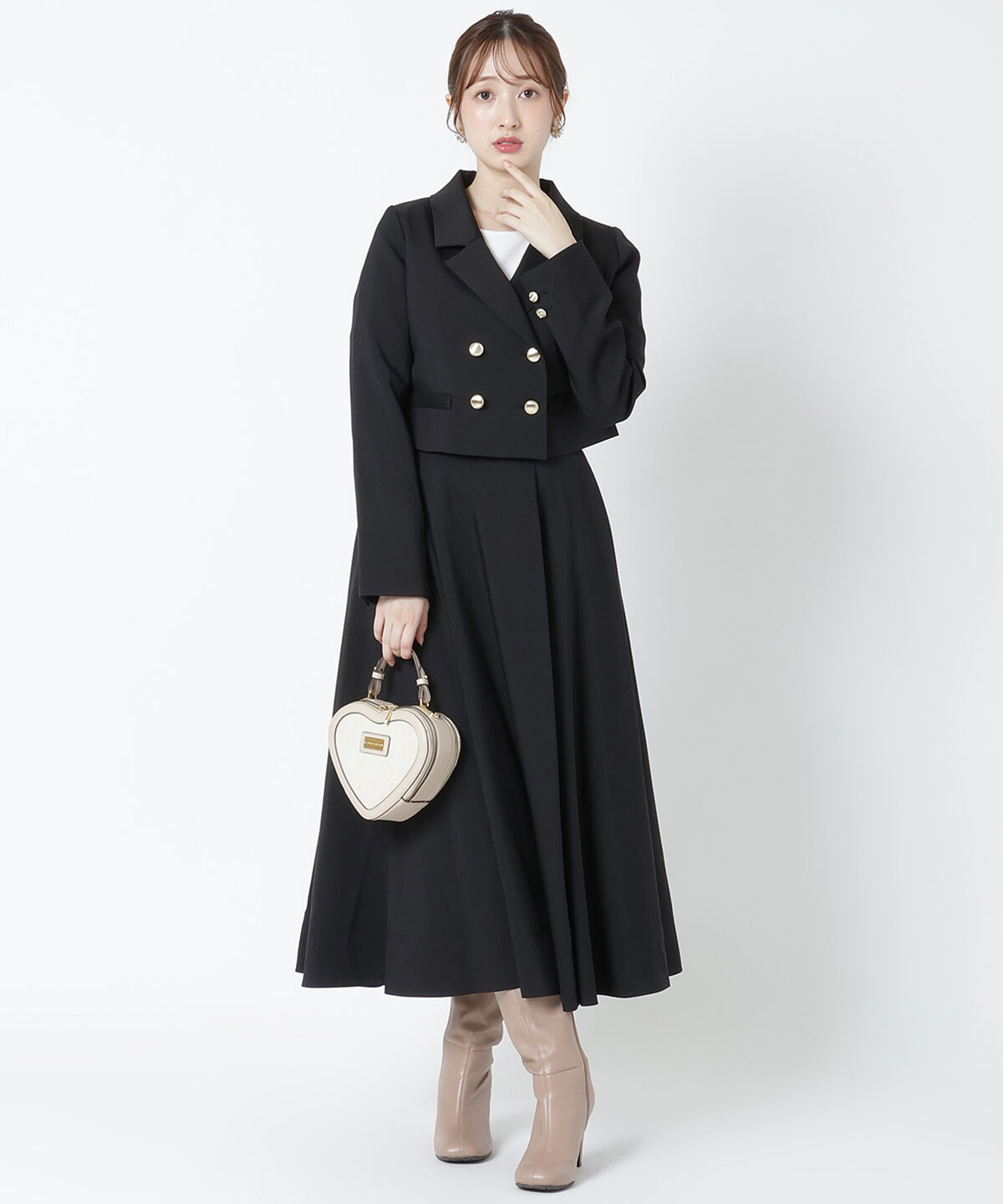 WILLSELECTION「バックレースアップフレアスカート」|フレア|