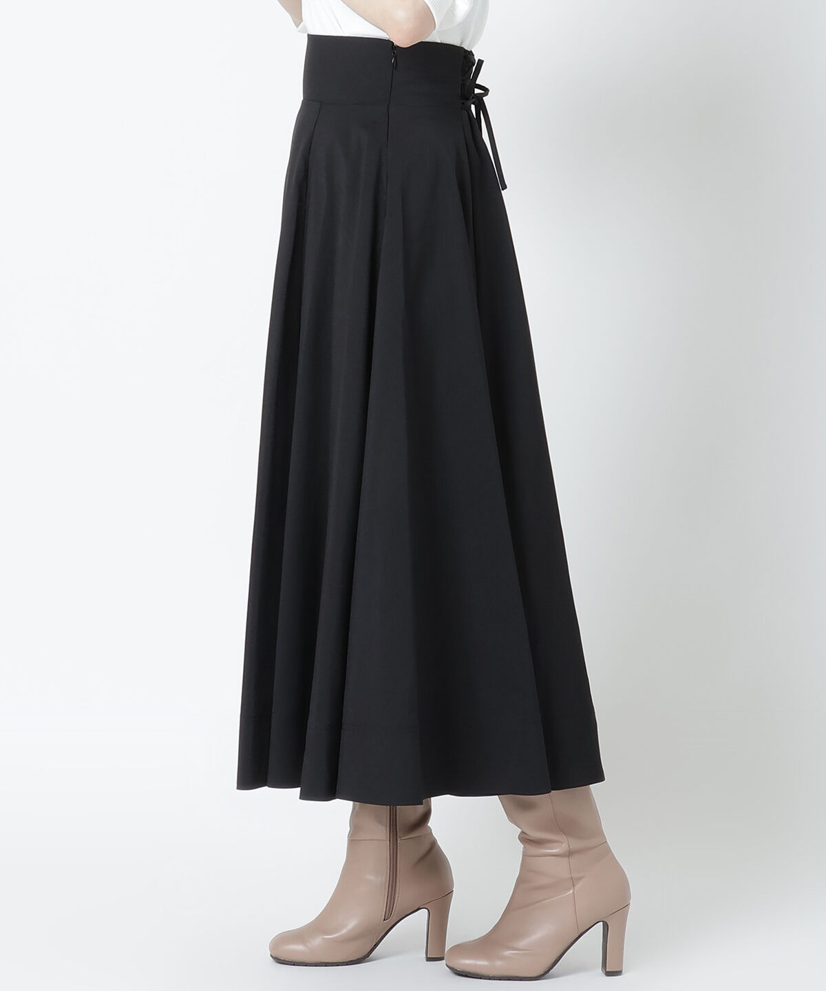 WILLSELECTION「バックレースアップフレアスカート」|フレア|