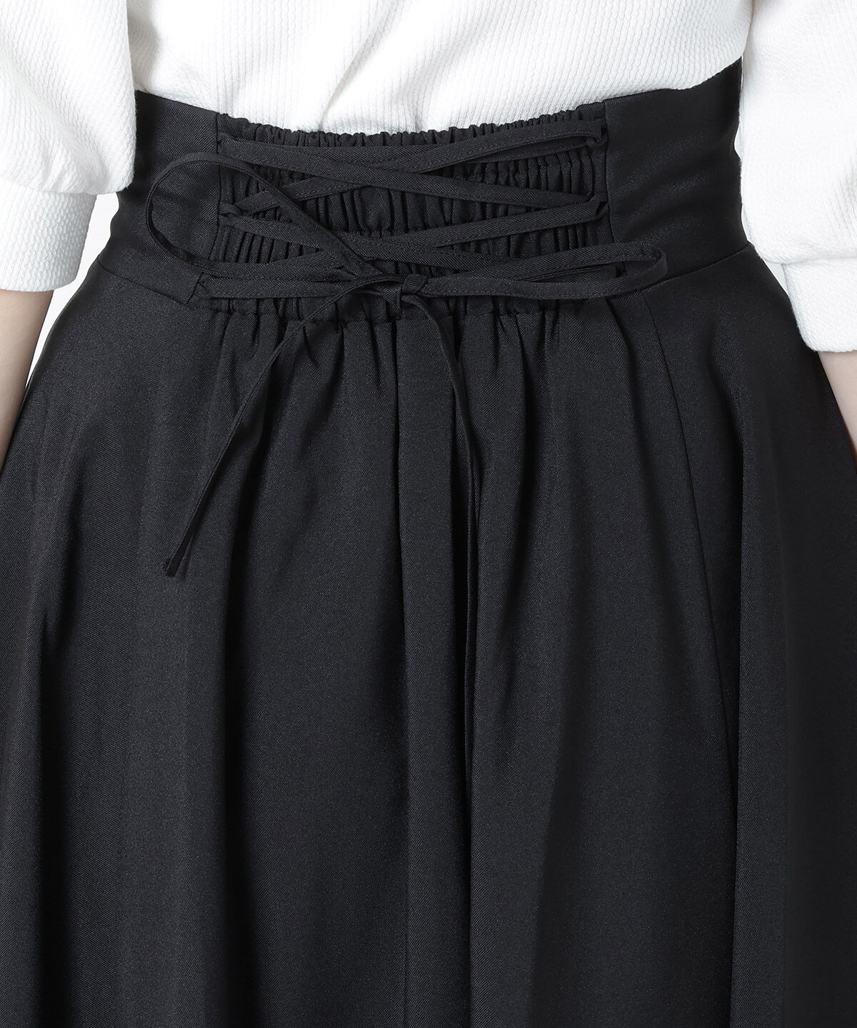 WILLSELECTION「バックレースアップフレアスカート」|フレア|
