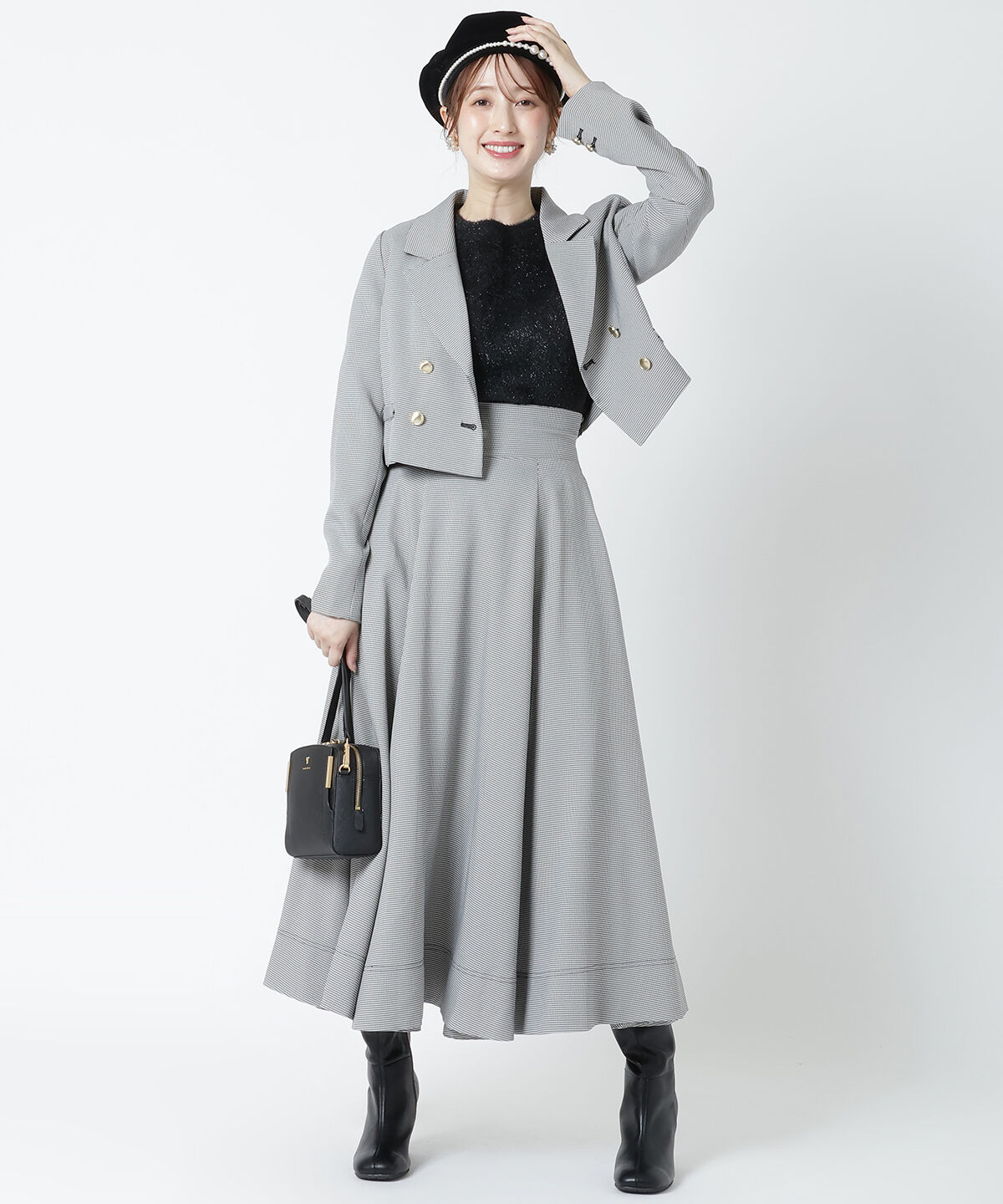 WILLSELECTION「バックレースアップフレアスカート」|フレア|