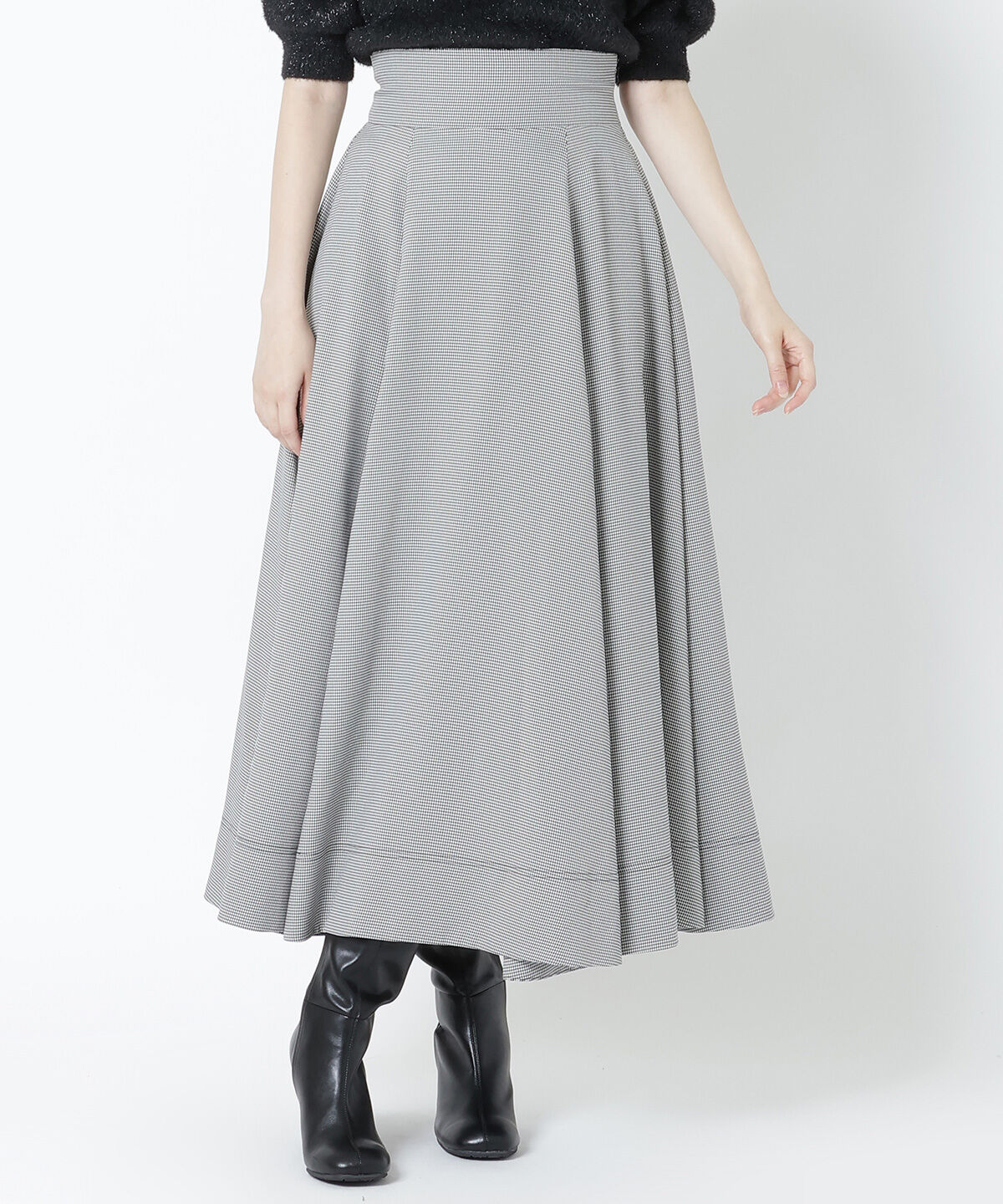 WILLSELECTION「バックレースアップフレアスカート」|フレア|