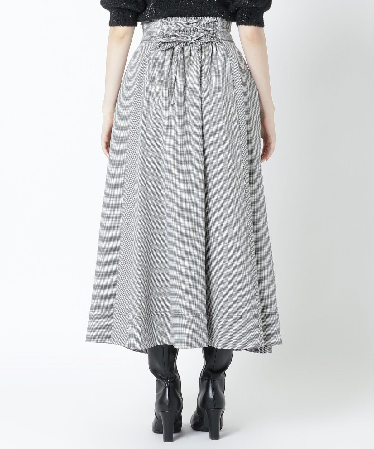 WILLSELECTION「バックレースアップフレアスカート」|フレア|