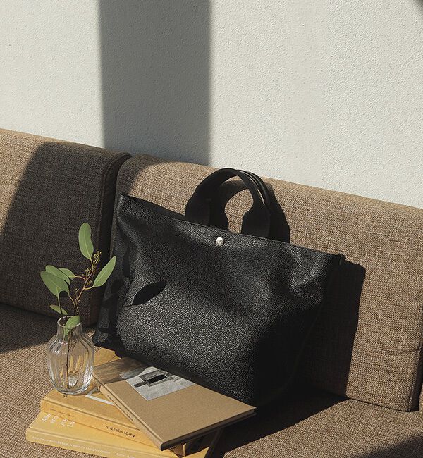 TOPKAPI BREATH「スコッチグレイン ネオレザー A4 トートバッグ プレーン」|トートバッグ|