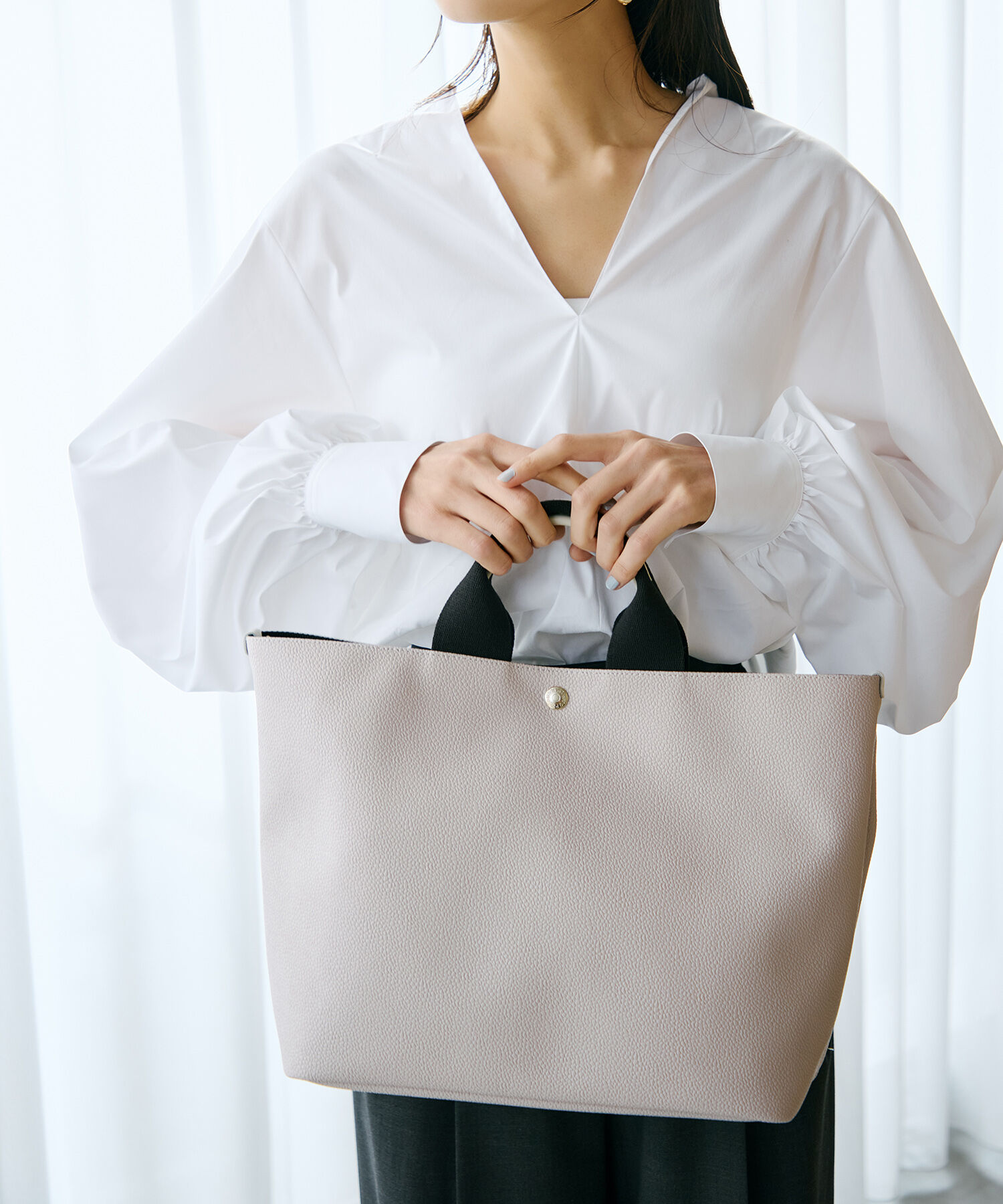 TOPKAPI BREATH「スコッチグレイン ネオレザー A4 トートバッグ プレーン」|トートバッグ|