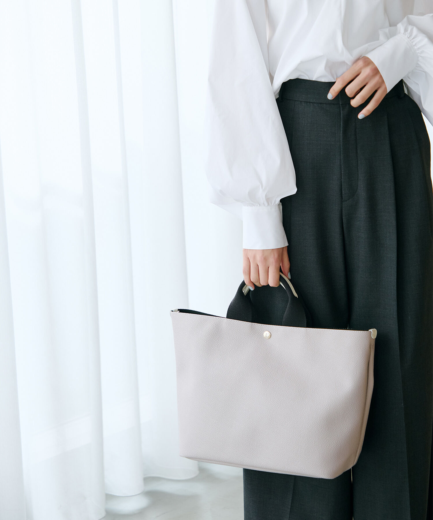 TOPKAPI BREATH「スコッチグレイン ネオレザー A4 トートバッグ プレーン」|トートバッグ|