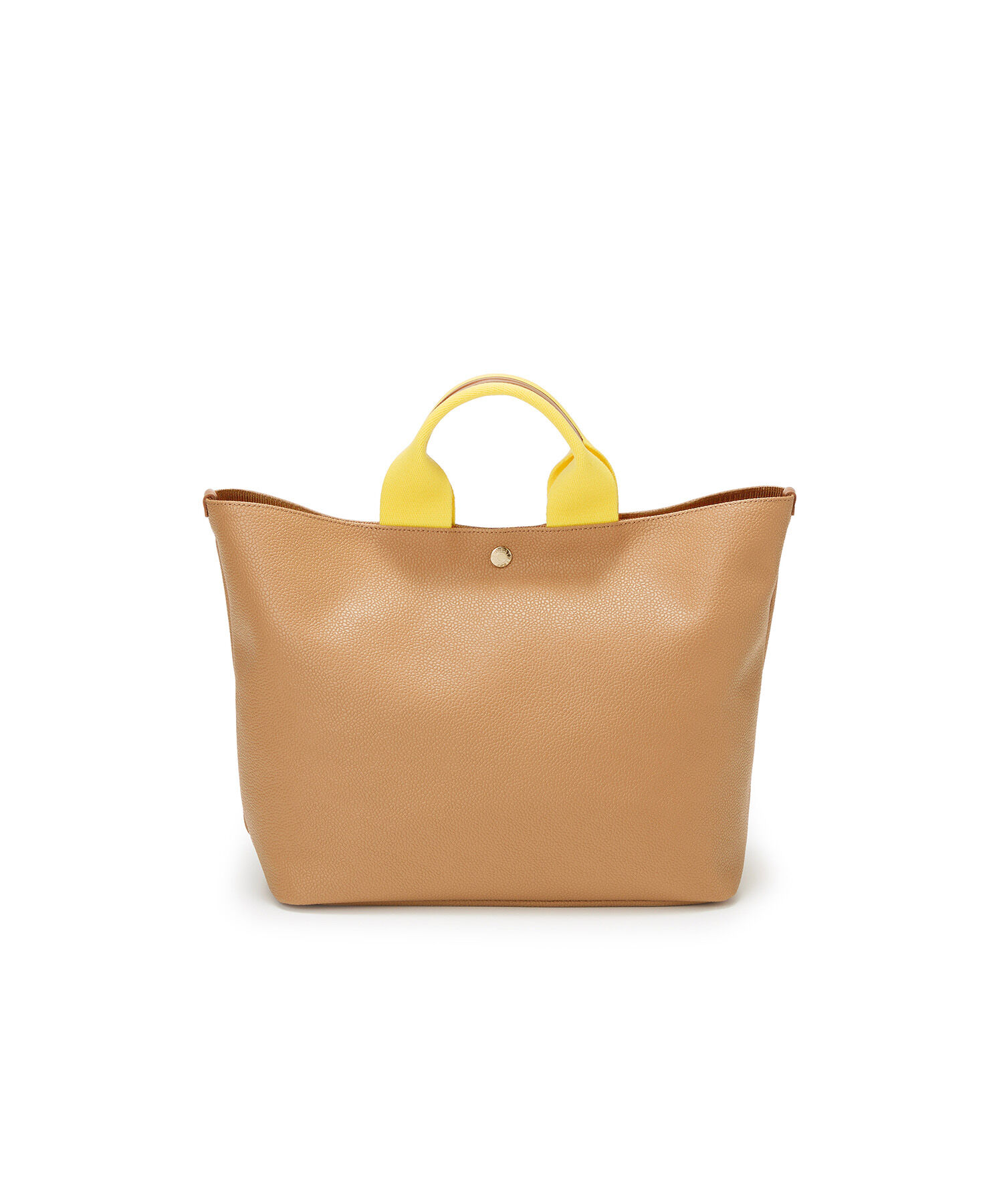 TOPKAPI BREATH「スコッチグレイン ネオレザー A4 トートバッグ プレーン」|トートバッグ|キャメル