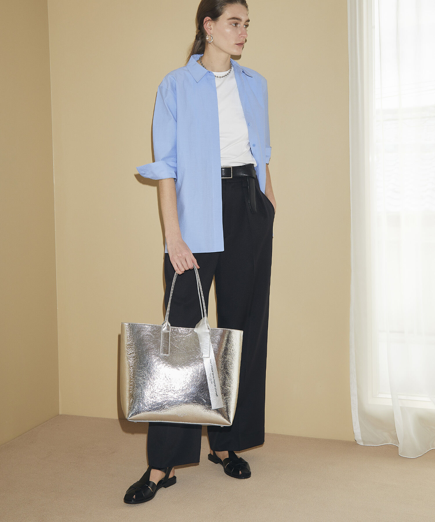 TOPKAPI TREASURE「【TREASURE TOPKAPI】メタリック トート バッグ」|トートバッグ|