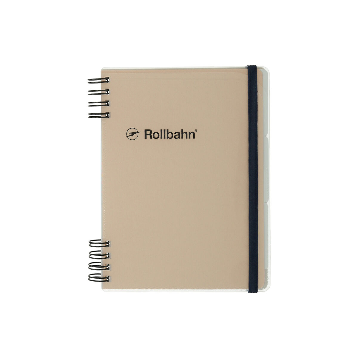 Rollbahn「【LIFE LOG】ロルバーン フレキシブル カバー 360&deg; ハイクリアポケットL」|ステーショナリー|グレージュ