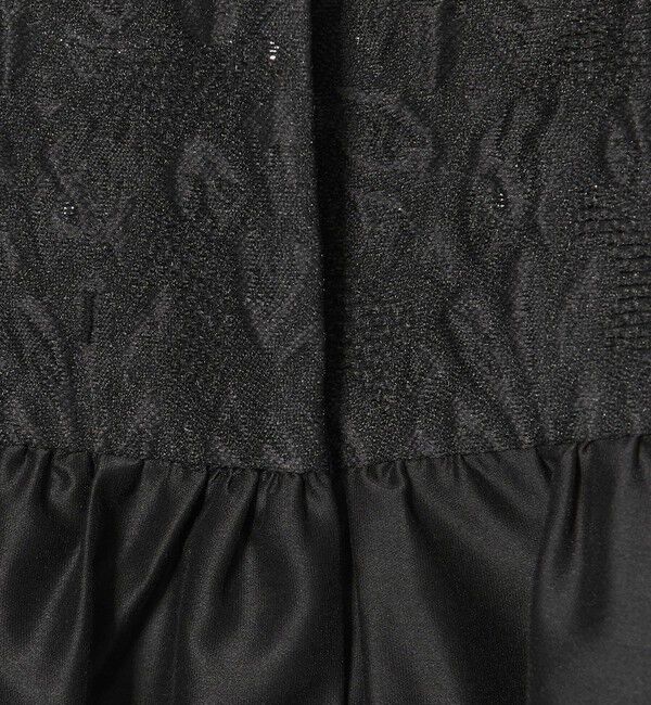 UNITED ARROWS「GISHA 2トーン ジャガード ジャケット」|ノーカラージャケット|