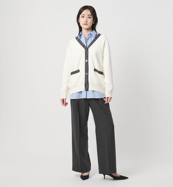 UNITED ARROWS「2タック ワイド ストレートパンツ ‐ウォッシャブル‐」|スラックス|