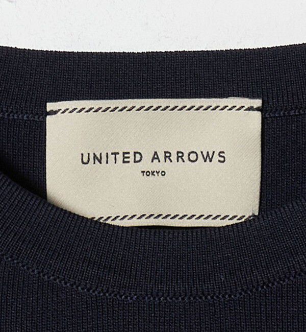 UNITED ARROWS「オーガンジー フリルコンビ ニット ‐ウォッシャブル‐」|ニット・セーター|