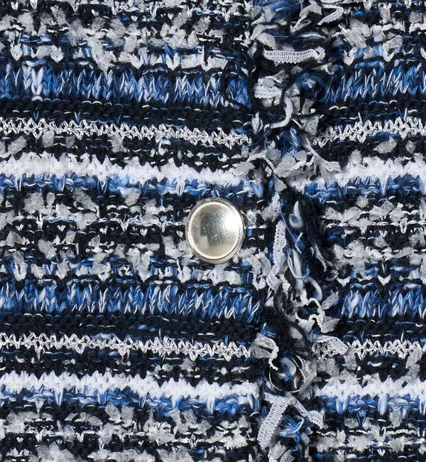 UNITED ARROWS「カラーミックス ツイードライク カーディガン」|カーディガン|