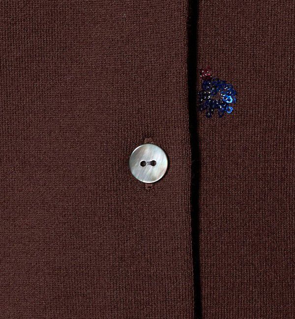 UNITED ARROWS「フラワー エンブロイダリー カーディガン」|カーディガン|