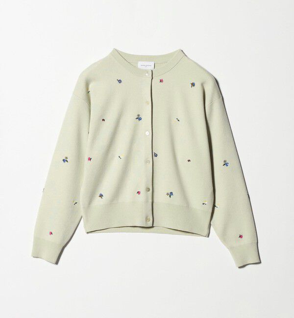 UNITED ARROWS「フラワー エンブロイダリー カーディガン」|カーディガン|LIME