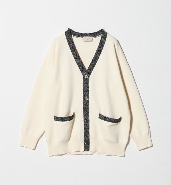 UNITED ARROWS「コンフォート スマート Vネックカーディガン ‐ウォッシャブル‐」|カーディガン|OFF WHITE