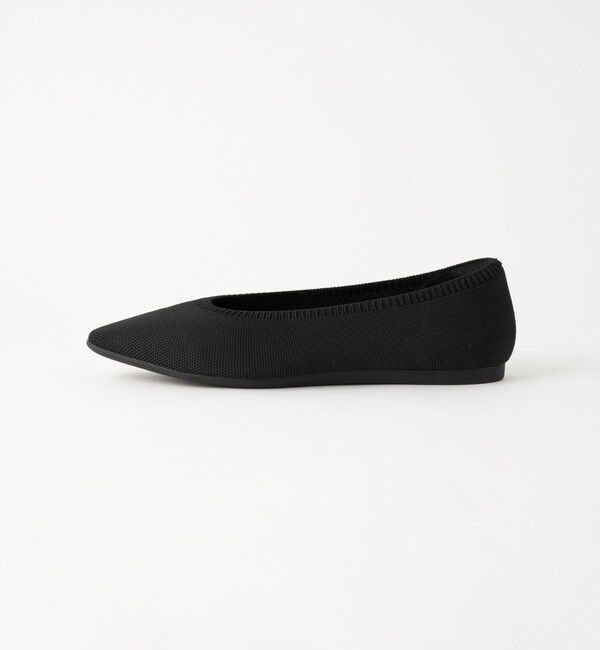 UNITED ARROWS green label relaxing「ウェルネス ニット フラットシューズ -撥水・ウォッシャブル-」|ローファー|