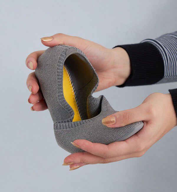 UNITED ARROWS green label relaxing「ウェルネス ニット フラットシューズ -撥水・ウォッシャブル-」|ローファー|