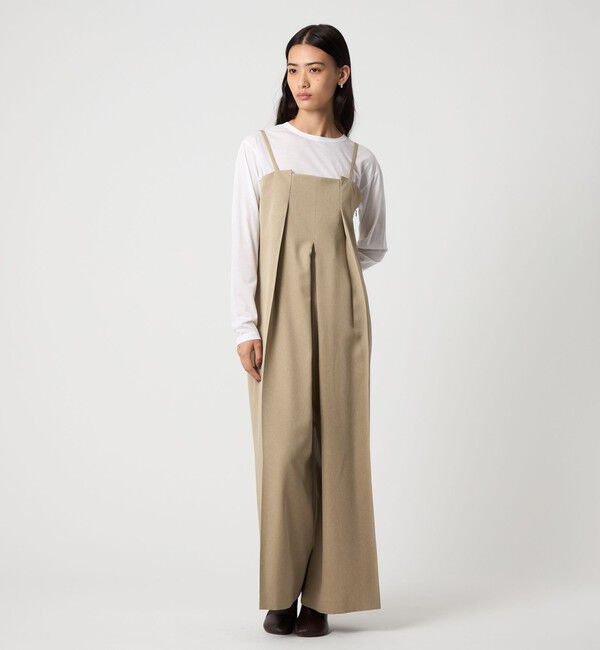 EMMEL REFINES「＜EMMEL REFINES＞EM ボックスタック キャミサロペット」|オールインワン|