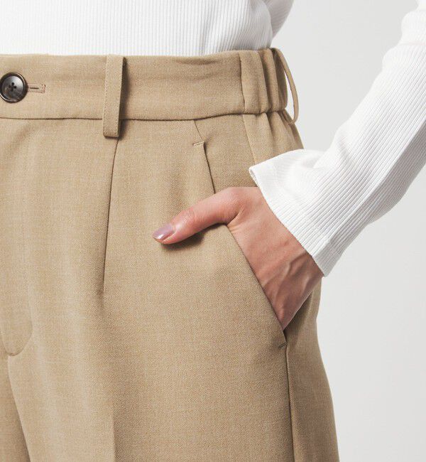 UNITED ARROWS green label relaxing「［size SHORT/TALLあり］Daily chic セミフレア パンツ」|スラックス|