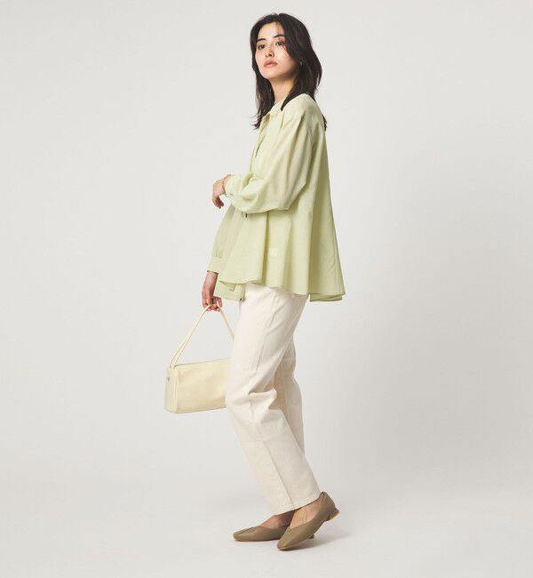 UNITED ARROWS green label relaxing「［size SHORTあり］ミルフィーユ フレア ブラウス」|シャツ・ブラウス|