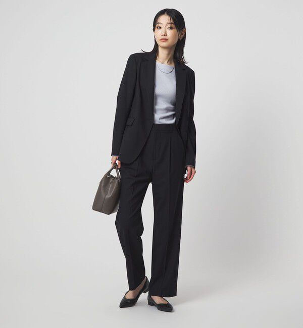 UNITED ARROWS green label relaxing「［size SHORT/TALLあり］カチリラ ストレート パンツ ウォッシャブル ストレッチ」|スラックス|